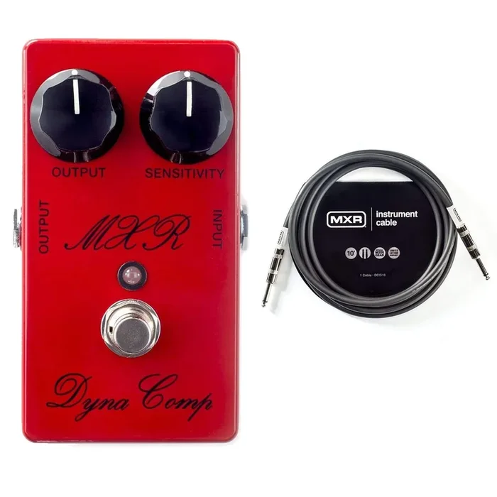 MXR Custom Shop CSP-102SL Vintage DynaComp Bundle W/MXR 10ft Instrument Cable