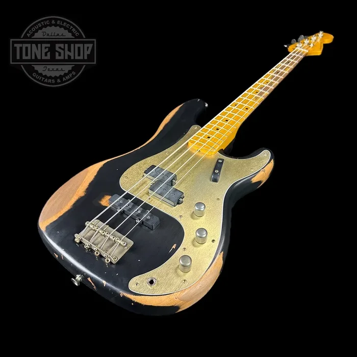 Nash PB-57 Black Heavy Aging w/J PU & Anodized Gold PG w/case TSG-275
