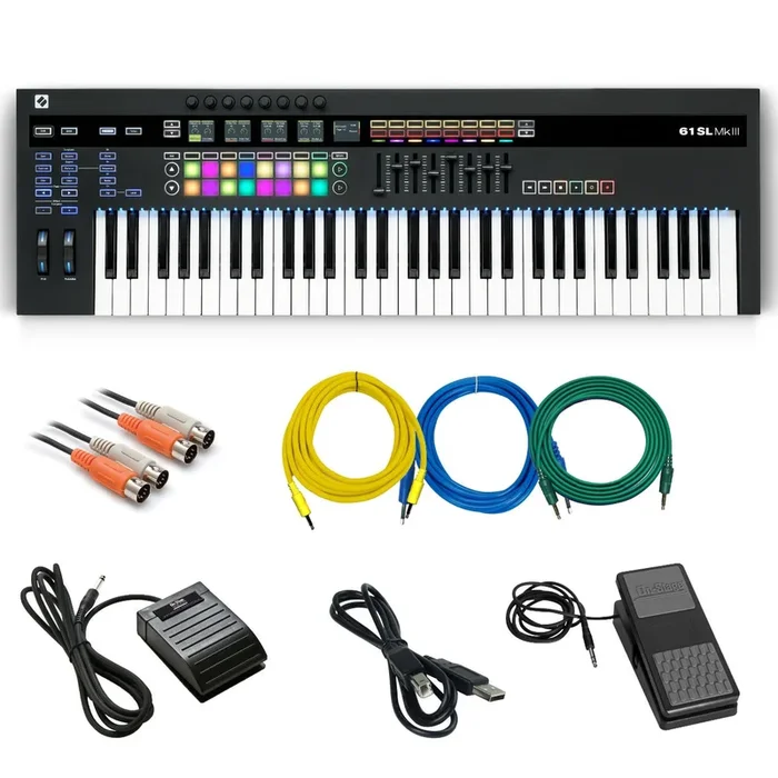 Novation 61SL MKIII Keyboard Controller and Sequencer CABLE KIT