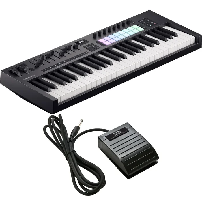 Novation Launchkey 49 Mk4 Keyboard Controller PEDAL PAK