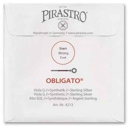 Obligato Viola G String – Heavy Gauge (Synthetic/Silver)