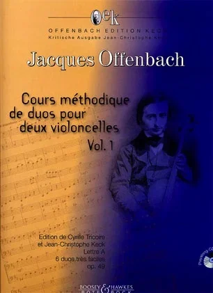 Offenbach, J.: Cours Methodique de dous pour deux violoncelles – Volume 1