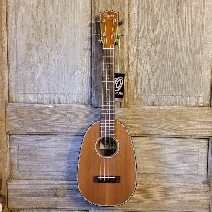 Ohana Concert Pineapple PKC-50G All Solid Cedar / Mahogany Ukulele h828
