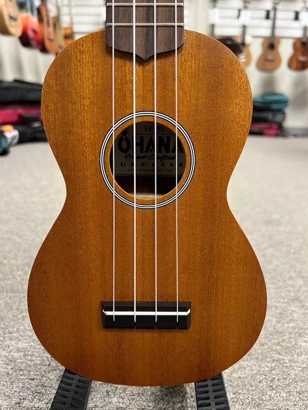 OHANA SK-10 Mahogany Soprano Ukulele – Great Student Starter Uke