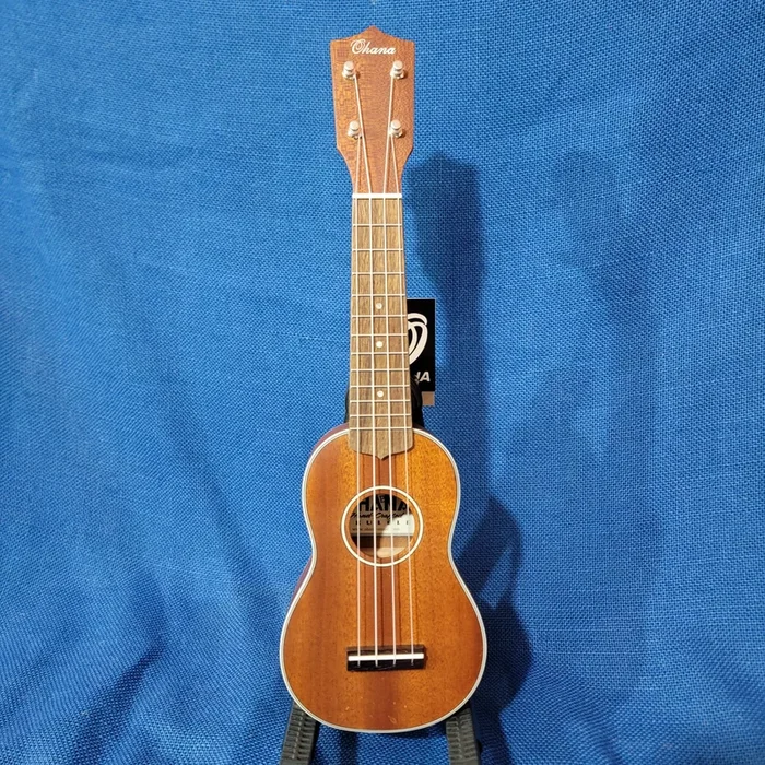 Ohana Sopranino SK-21 Blem All Solid Mahogany Tiny Ukulele P973