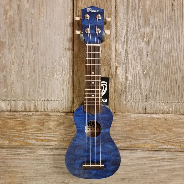Ohana Sopranissimo O’Nina Blue SK-08BL Laminate Willow Teenie Tiny Ukulele h946