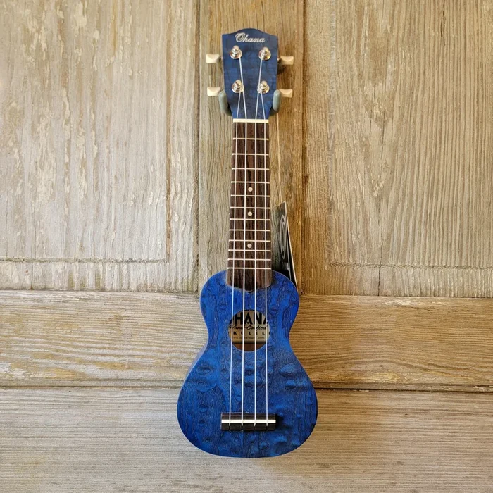 Ohana Sopranissimo O’Nina Blue SK-08BL Laminate Willow Teenie Tiny Ukulele h991