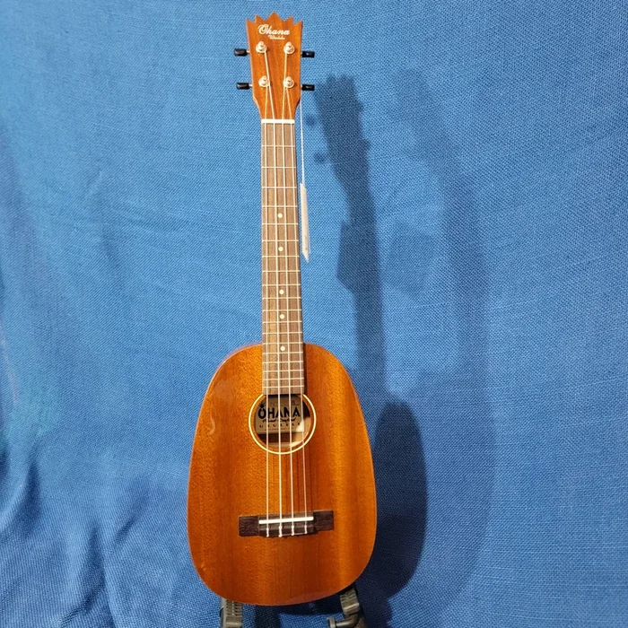Ohana Tenor Pineapple PKT-25G Blem All Solid Mahogany Gloss Ukulele h164