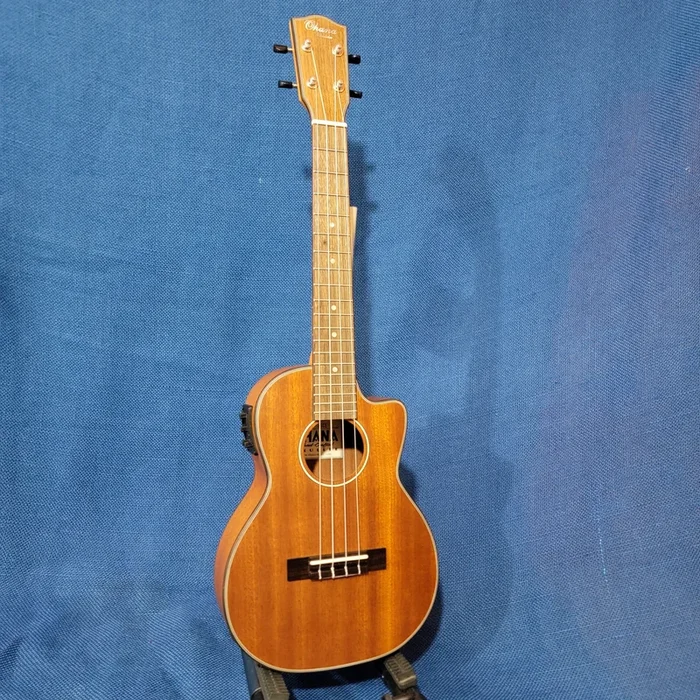 Ohana Tenor TK-35CE All Solid Mahogany Satin Cutaway A/E Ukulele h279