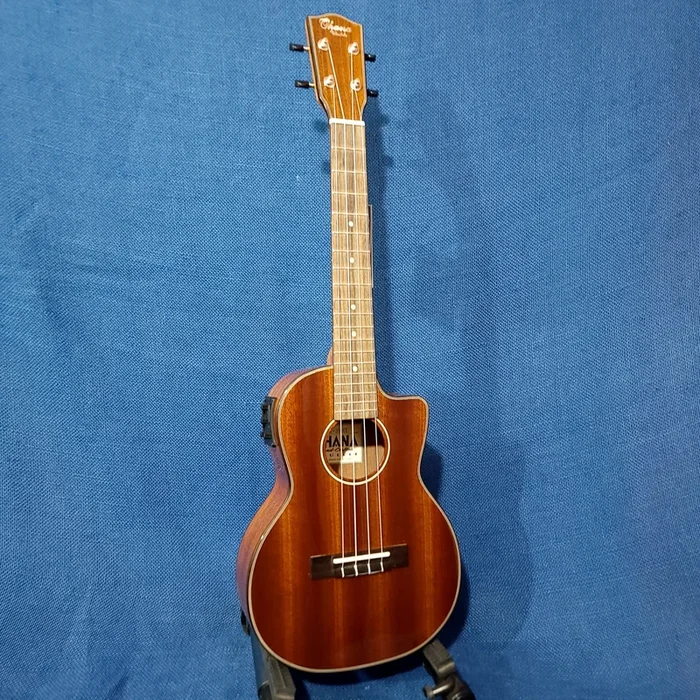 Ohana Tenor TK-35GCE All Solid Mahogany Gloss Cutaway A/E Ukulele h578