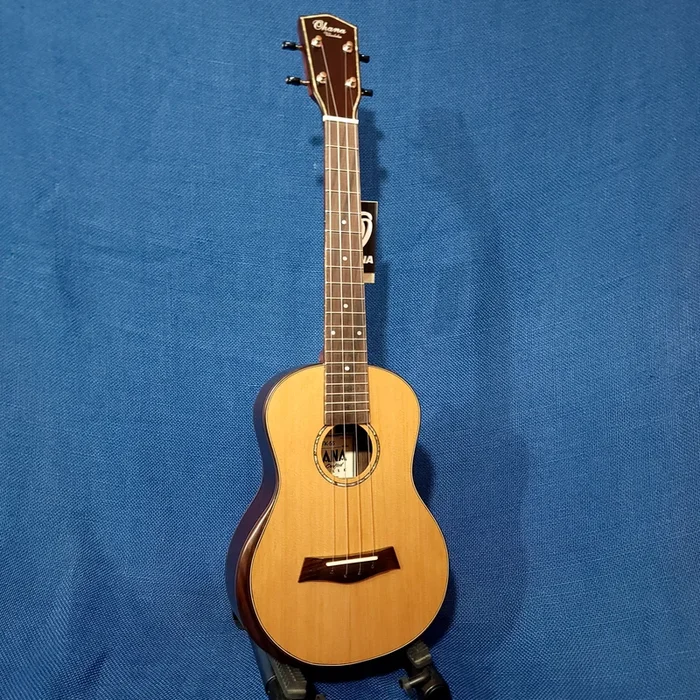 Ohana Tenor TK-55 All Solid Cedar/ Rosewood Satin Comfort Edge Ukulele h452