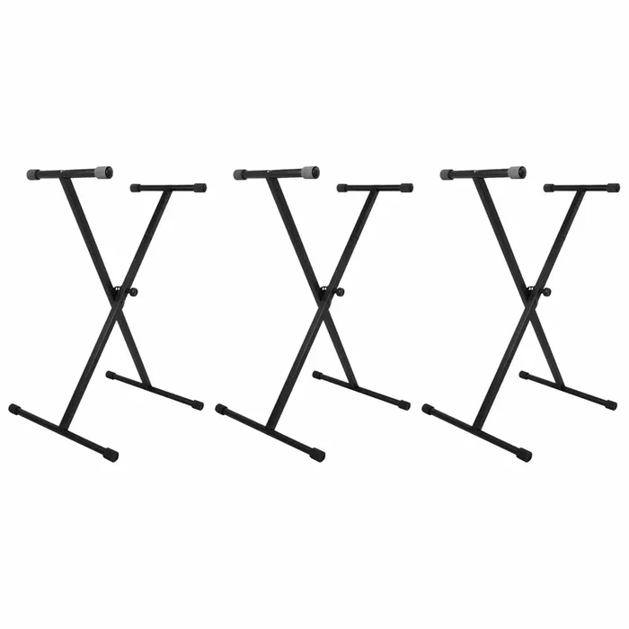 On Stage Stands KS7190 Single-X Keyboard Stand 3 Pack Bundle