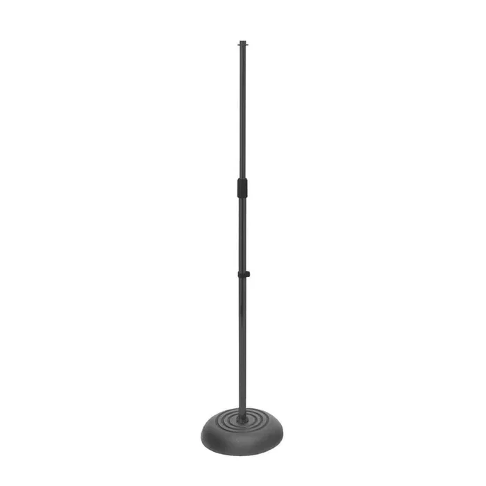 On-Stage Stands MS7201B Round Base Mic Stand, Black
