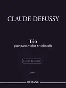 OOP Debussy, C. (Lemaitre, ed.): (Score) Piano Trio in G Major (violin, cello, and piano)