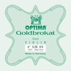 Optima (Formerly Lenzner Goldbrokat) Violin E String Ball End 4/4