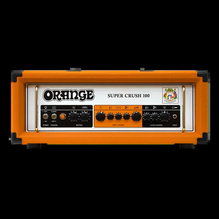 Orange Super Crush 100 – 100W Amplifier Head (Solid State) – Orange Finish