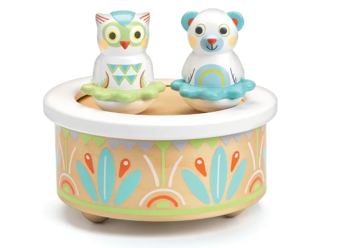 Owl & Bear Music Box