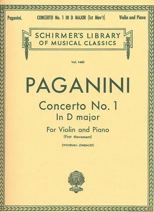 Paganini, Niccolo: Concerto #1 in D-first movement (violin & piano)