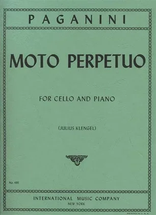 Paganini, Niccolo (Klengel/Rose): Moto Perpetuo Op.11 (Cello & Piano)