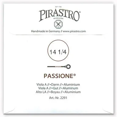 Passione Viola A String – Medium Gauge – 14.25PM – Non-Removable Ball (Aluminum-Wound Gut)
