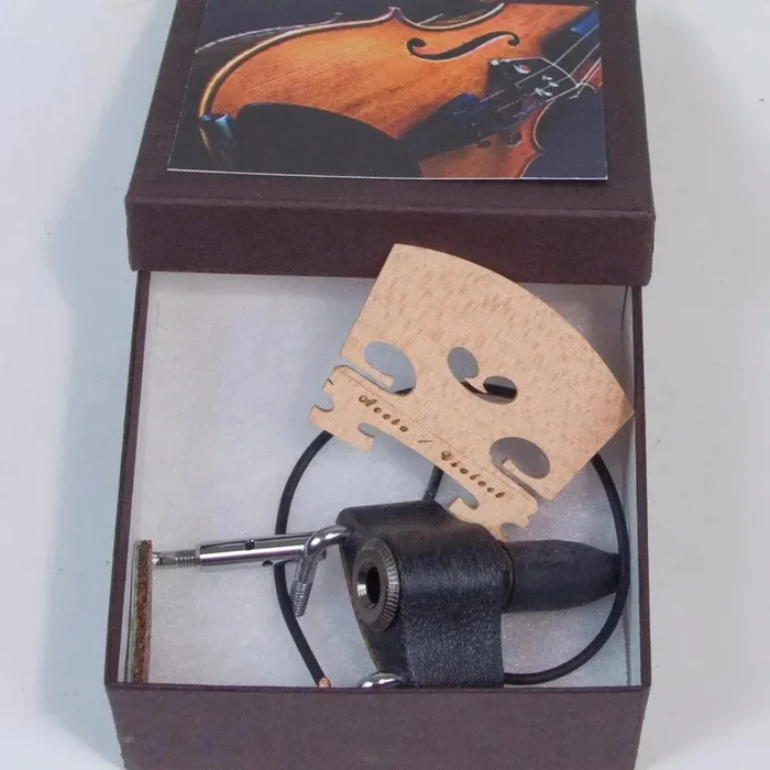 Pastilla ISI Aceto/Violect Deluxe para violín, con gato de carpintero