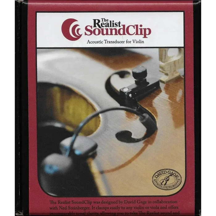 Pastilla realista SoundClip para violín y viola