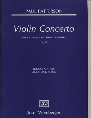 Patterson, P.: Violin Concerto Op.72 (violin & piano)