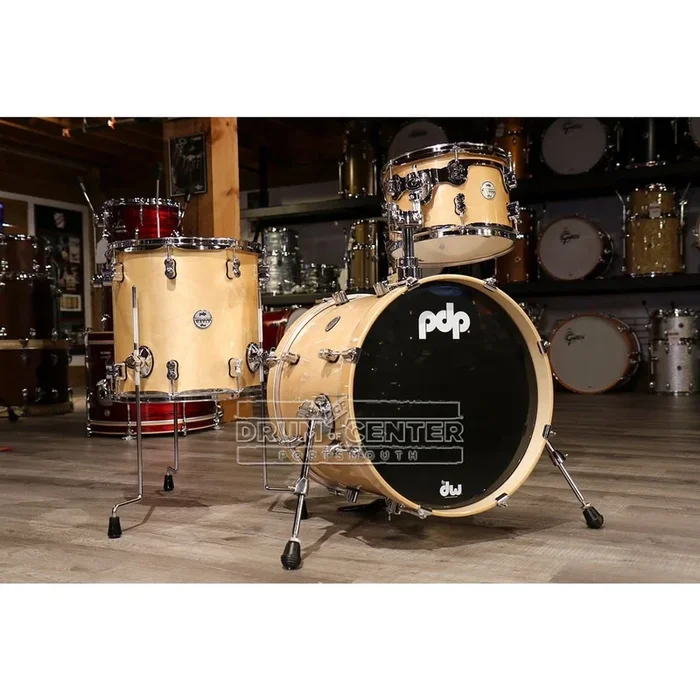 PDP Concept Maple 3pc Bop Drum Set Natural