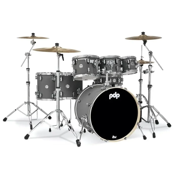 PDP Concept Maple 7pc Drum Set Satin Pewter