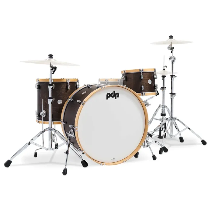 PDP Concept Maple Classic 3-piece Shell Pack with 26 inch Kick – Walnut with Natural Hoops