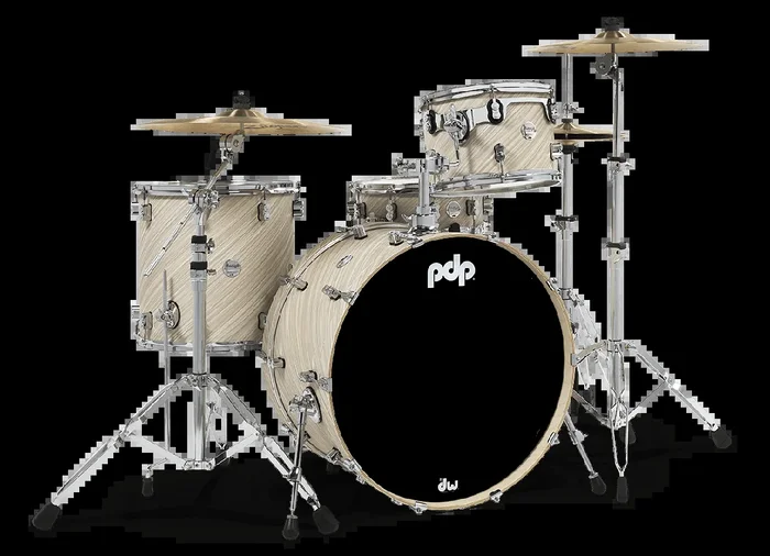 PDP Concept Maple Twisted Ivory Finish Ply Rock Drum Set PDCM24RKTI