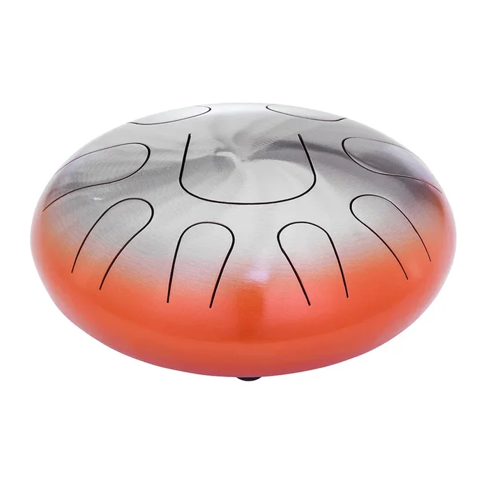 Pearl Awakening Series C Lydian 9-Note Tongue Drums – Orange Burst