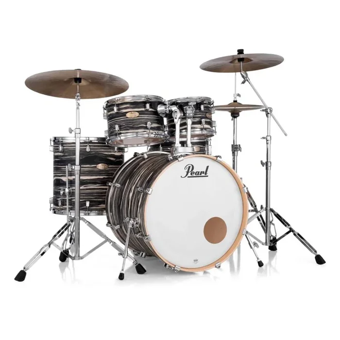 Pearl Decade Maple Artisan 5pc 22″ Fusion Plus Drum Kit – Black Satin Marble