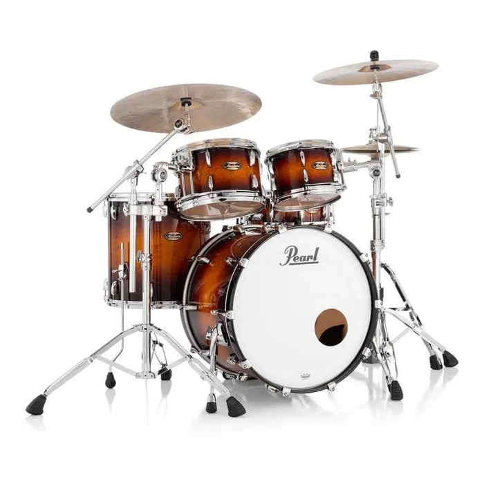 Pearl Masters Maple/Gum 4pc Drum Set w/22x16BD w/Standard R2 Mounts Vintage Tobacco Burst