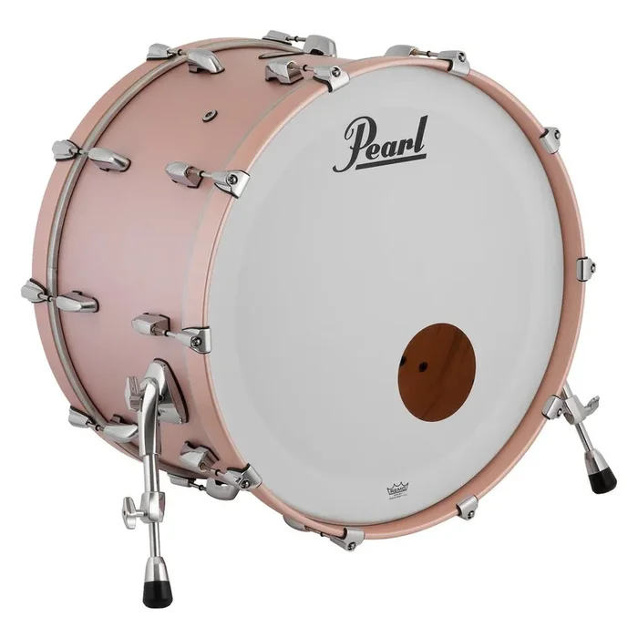 Pearl Masters Maple/Gum Bass Drum 24×14 (No Mount) Satin Rose Gold
