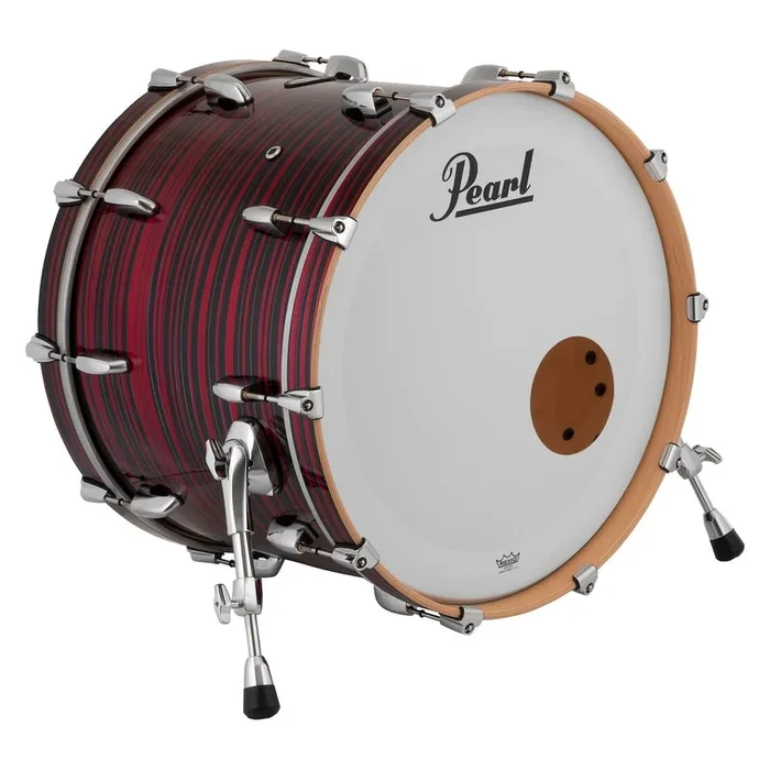 Pearl Masters Maple MM6 Bass Drum 22×16 (No Mount) Red Oyster Swirl