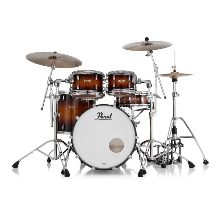 Pearl Masters Maple Pure 4pc Drum Set w/22x16BD w/Standard R2 Mounts Vintage Tobacco Burst