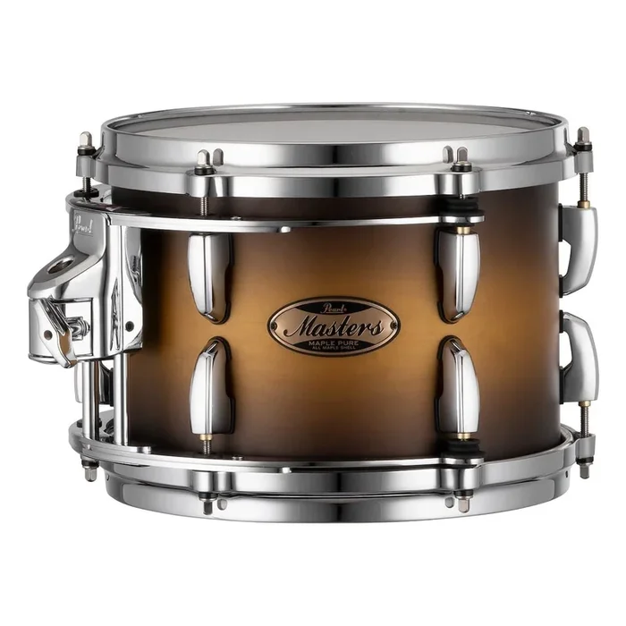 Pearl Masters Maple Pure Tom 10×7 w/L-Bracket R2 Mount Matte Olive Burst