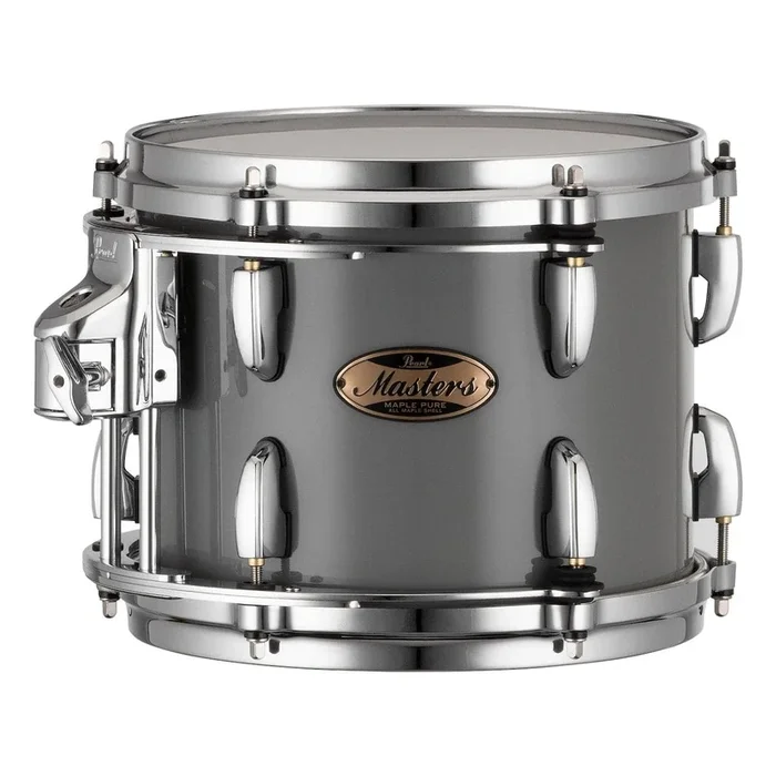 Pearl Masters Maple Pure Tom 10×8 w/L-Bracket R2 Mount Putty Gray