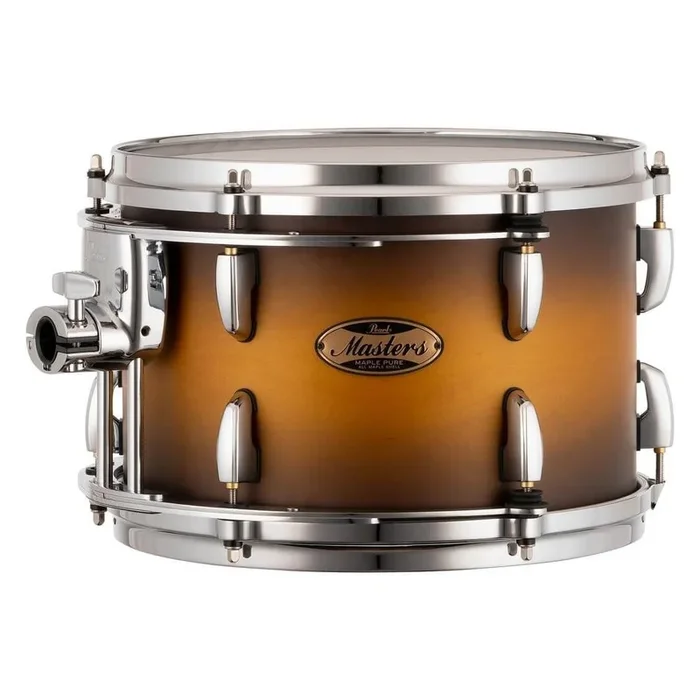 Pearl Masters Maple Pure Tom 12×8 w/Standard R2 Mount Matte Olive Burst