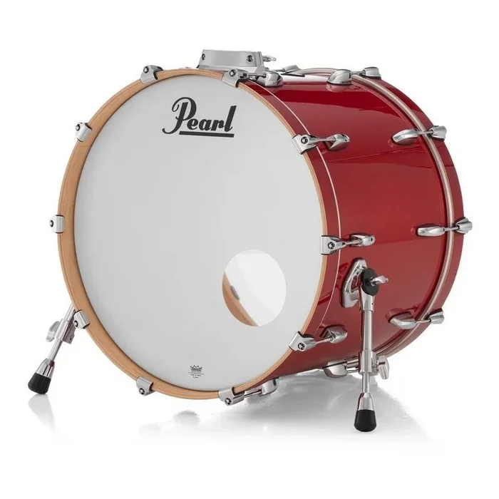 Pearl Professional Maple Bass Drum 22×18 w/BB3 Bracket Sequoia Red
