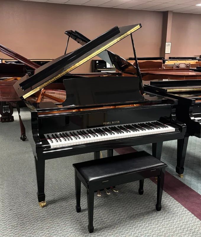 Pearl River GP188A Grand Piano | Polished Ebony | 6’2″ | New