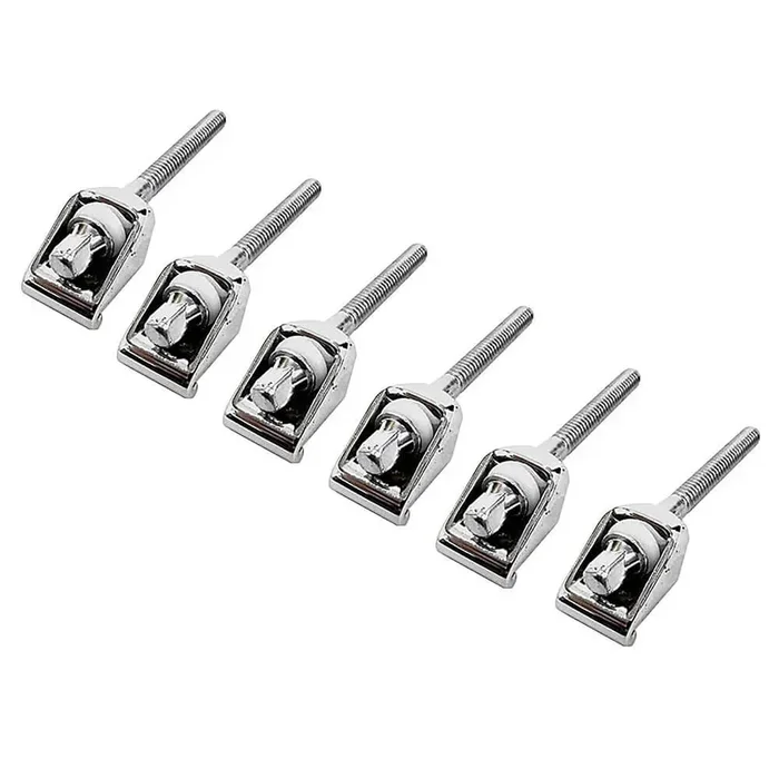 Pearl T062F/6 Tension Rods w/Claws 52mm for Single Flanged Hoops, 6-pack