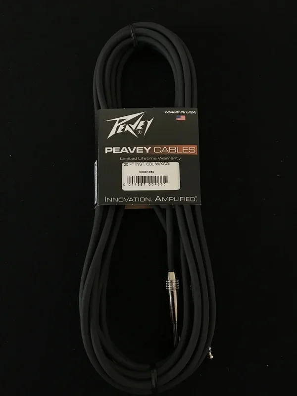 Peavey 20′ XCON® S/S Instrument Cable