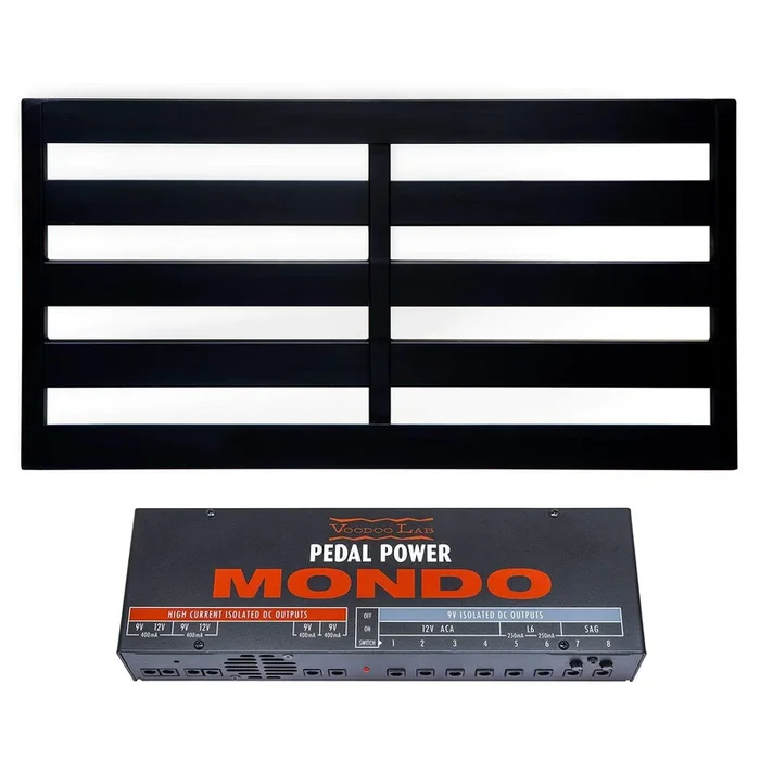 Pedaltrain Classic PRO Pedalboard 32×16 Wheeled Hard Case Bundle w/ Voodoo Lab MONDO Isolated Power Supply