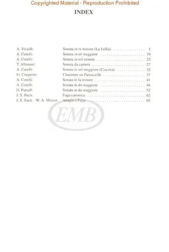 Pejtsik: The Baroque Trio Sonata (2 violins, Cello, Piano or guitar), Edito Musica Budapest