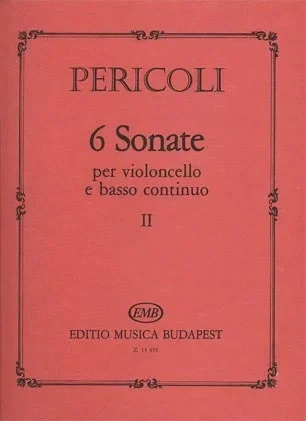 Pericoli: 6 Sonate (cello & piano)
