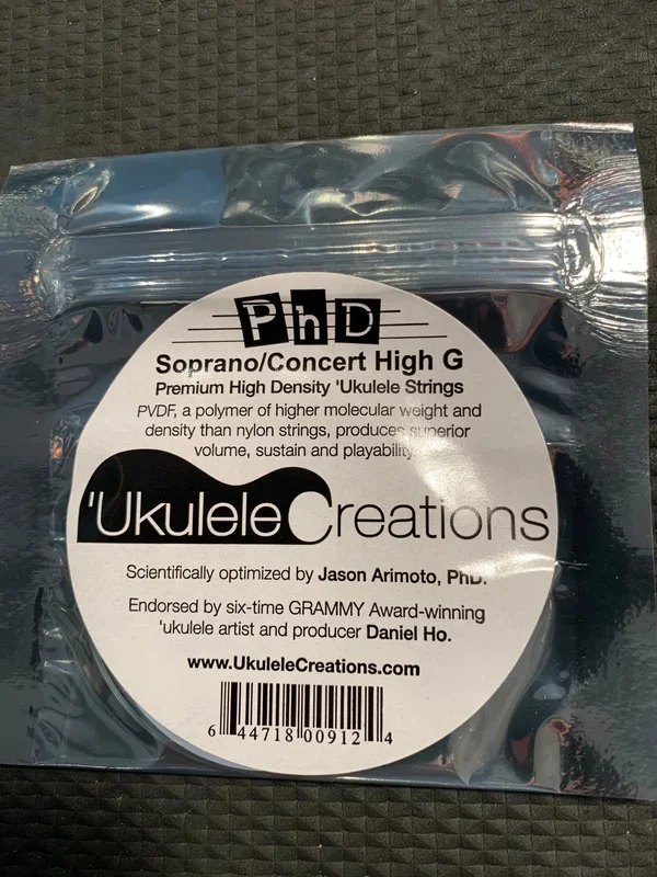 PhD Soprano/Concert Ukulele Strings High G Set – PhD Ukulele Creations