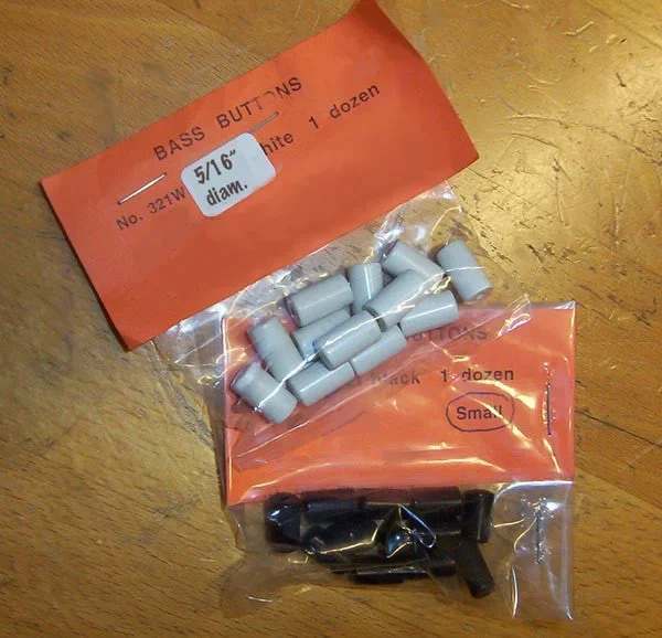 Piano Accordion Bass Buttons (Part #321)