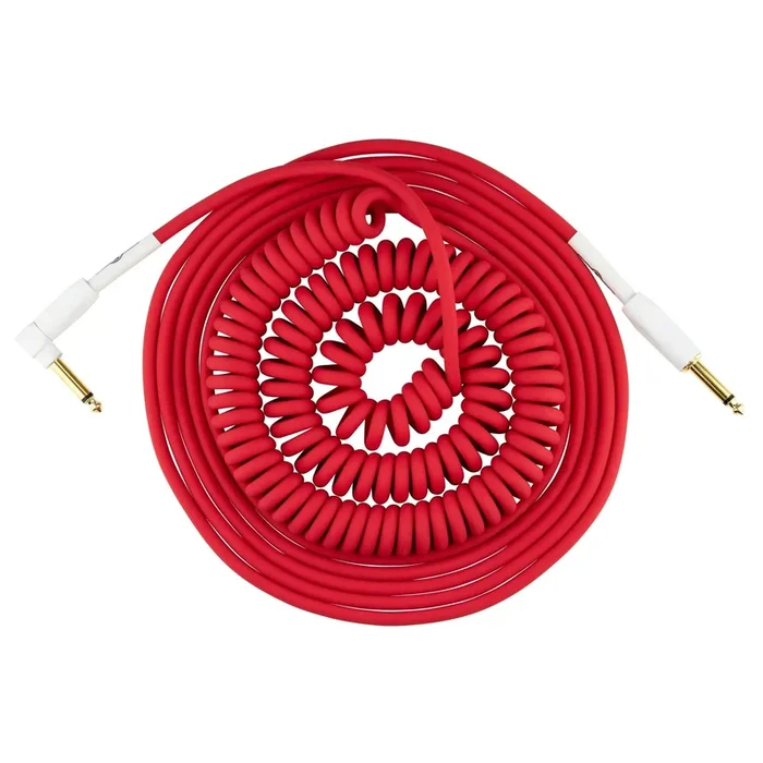 Pig Hog “Half Coil” Instrument Cable, 30 ft, Candy Apple Red